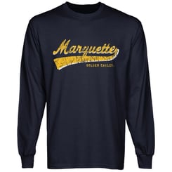 Marquette Golden Eagles All-American Secondary Long Sleeve T-Shirt ...