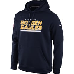 Marquette Golden Eagles Nike KO Chain Fleece Performance Hoodie ...