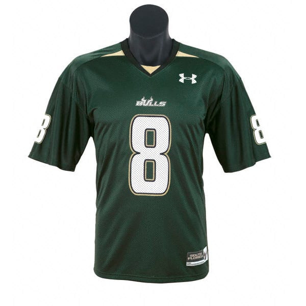 green and black bulls jersey