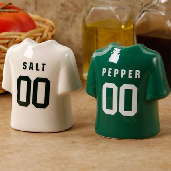 Michigan State Spartans Ceramic Jersey Salt & Pepper Shakers