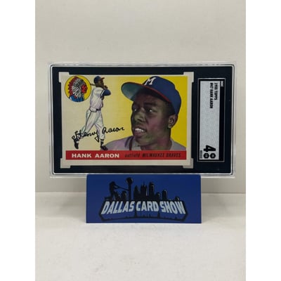 1964 Topps #423 Tops In NL Hank Aaron Willie Mays PSA 5 Graded 