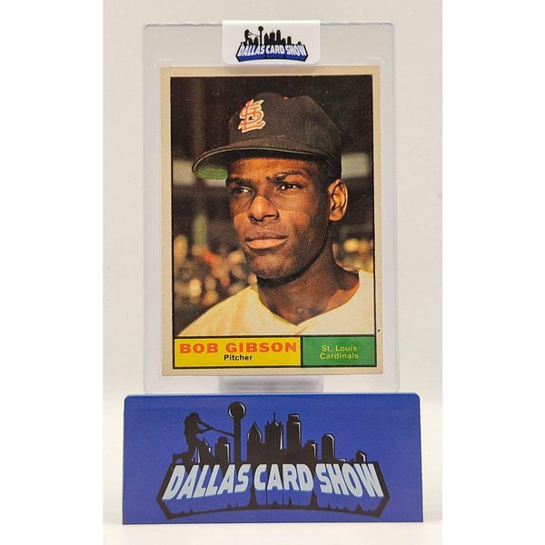 Bob Gibson Autographed Trading Cards, Signed Bob Gibson Inscripted 