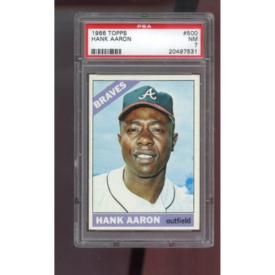 1964 Topps #423 Tops In NL Hank Aaron Willie Mays PSA 5 Graded 