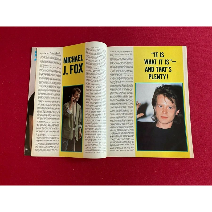Michael J Fox 1986