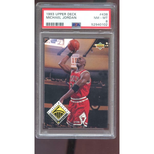1993-94 Upper Deck #438 Michael Jordan PSA 8 Graded Card NBA 