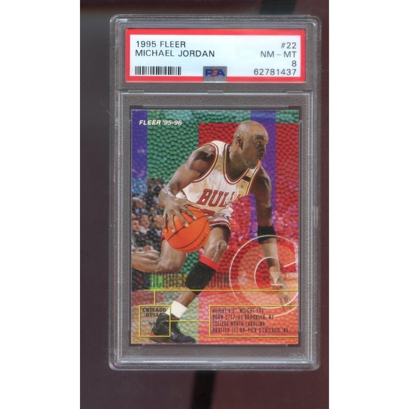 Michael Jordan Fleer 1995-96 Metal Ultra #22 95-96 - Card Sports 