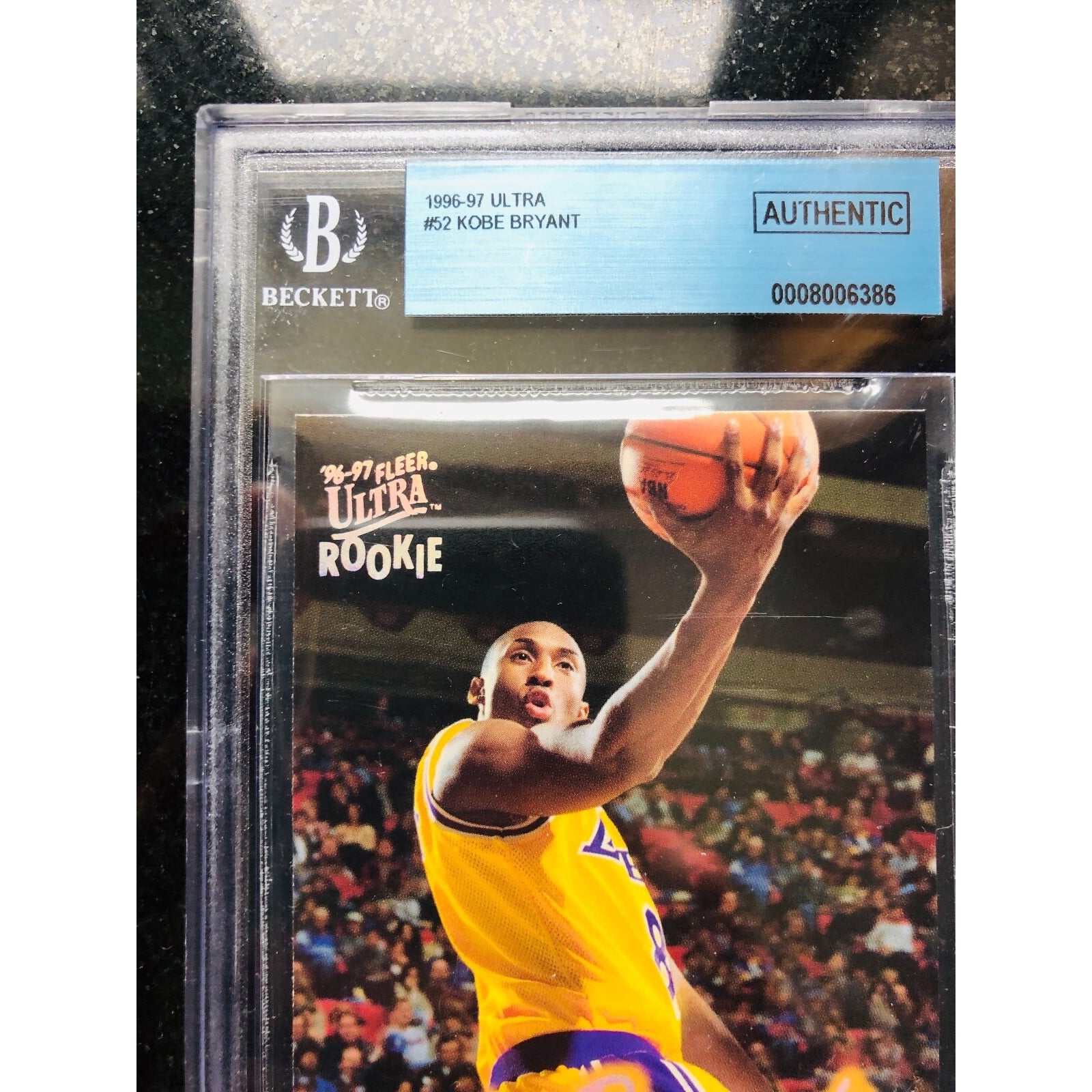 1996-97 Ultra Rookie #52 Kobe Bryant RC Lakers コービー 