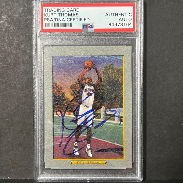 Kurt Thomas Autographed Rookie Cards Trading Cards, Signed Kurt 