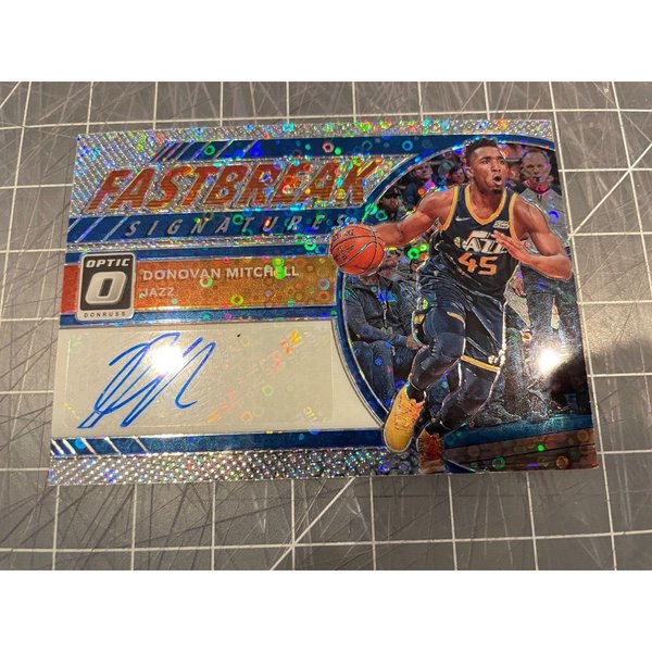 Donovan Mitchell Autographed Trading Cards, Signed Donovan 