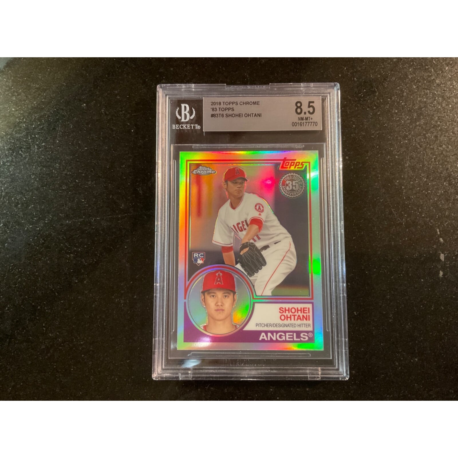 2018 Topps Chrome 1983 Topps Shohei Ohtani Angels #83T-6 Rookie 
