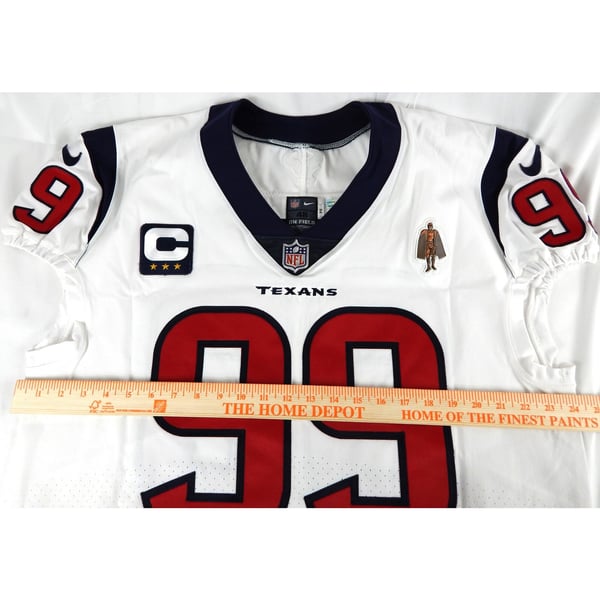 Custom Sewn J.J. Watt Houston Texans Blue Jersey - Unsigned, Adult Sizes M, L, XL, 2XL