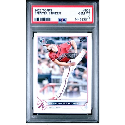 Spencer Strider Memorabilia, Autographed Spencer Strider 