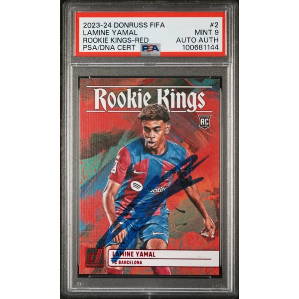 2023-24 Panini Donruss FIFA #2 Rookie Kings Red Lamine Yamal RC 