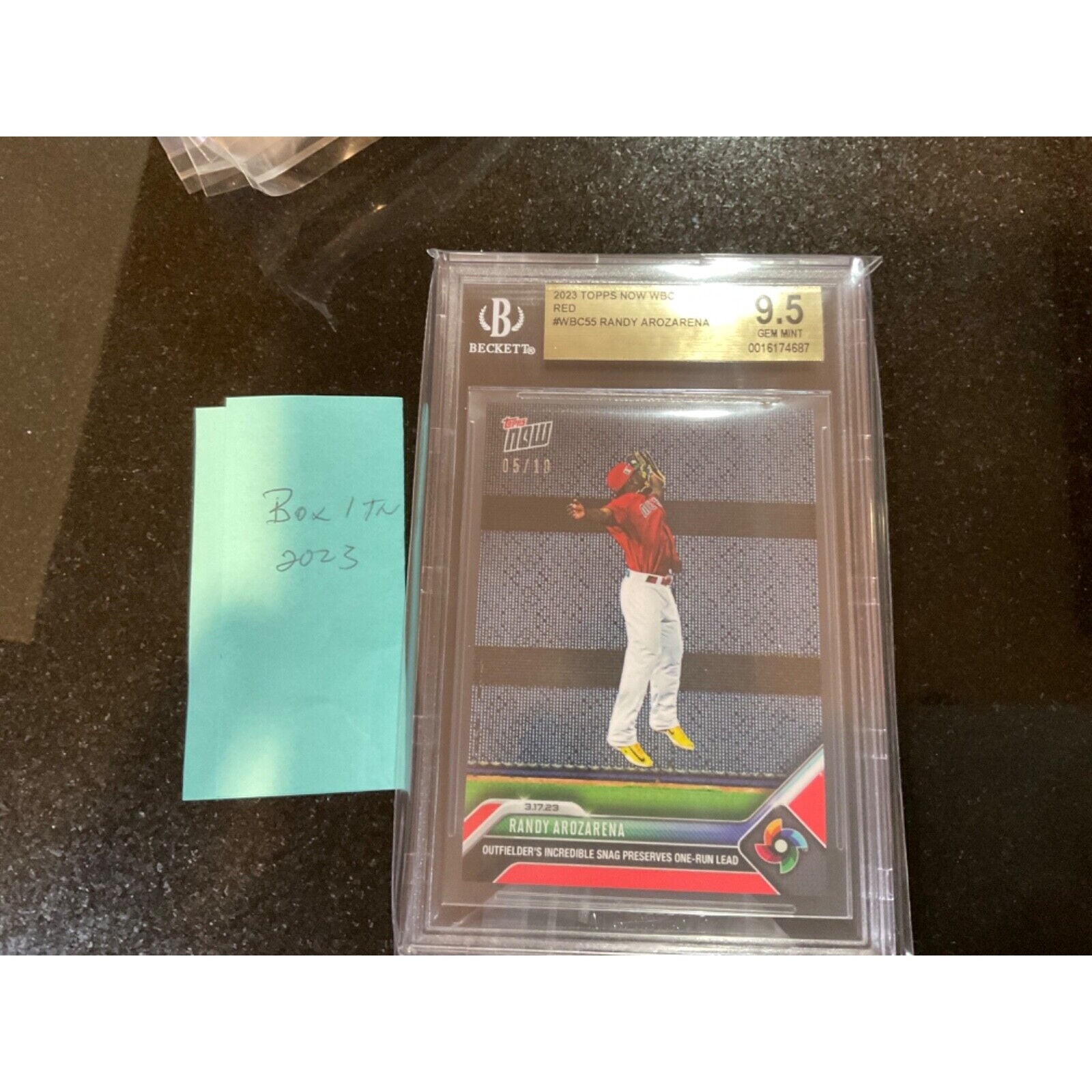 2023 Topps Now World Baseball Classic Wbc55 Randy Arozarena Red 