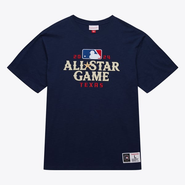 2024 MLB All-Star Game Navy Legendary Current Slub T-Shirt 海外XL：MLB 2024年オールスターゲーム オーセンティック Tシャツ