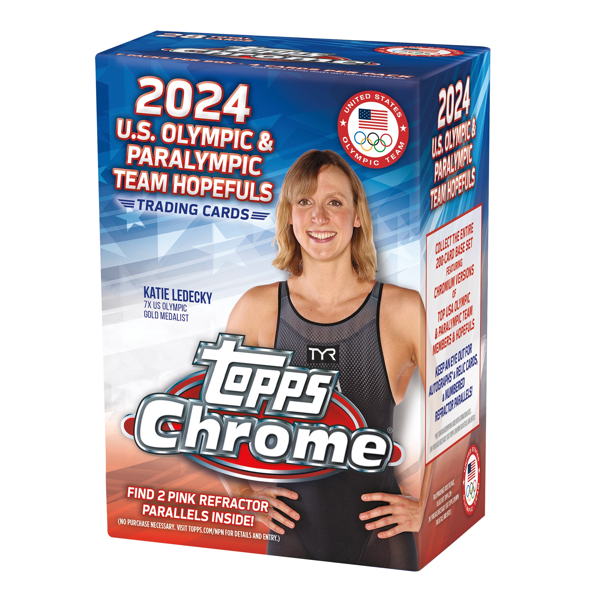 2024 Topps Chrome U.S. Olympic & Paralympic Hopefuls Factory 
