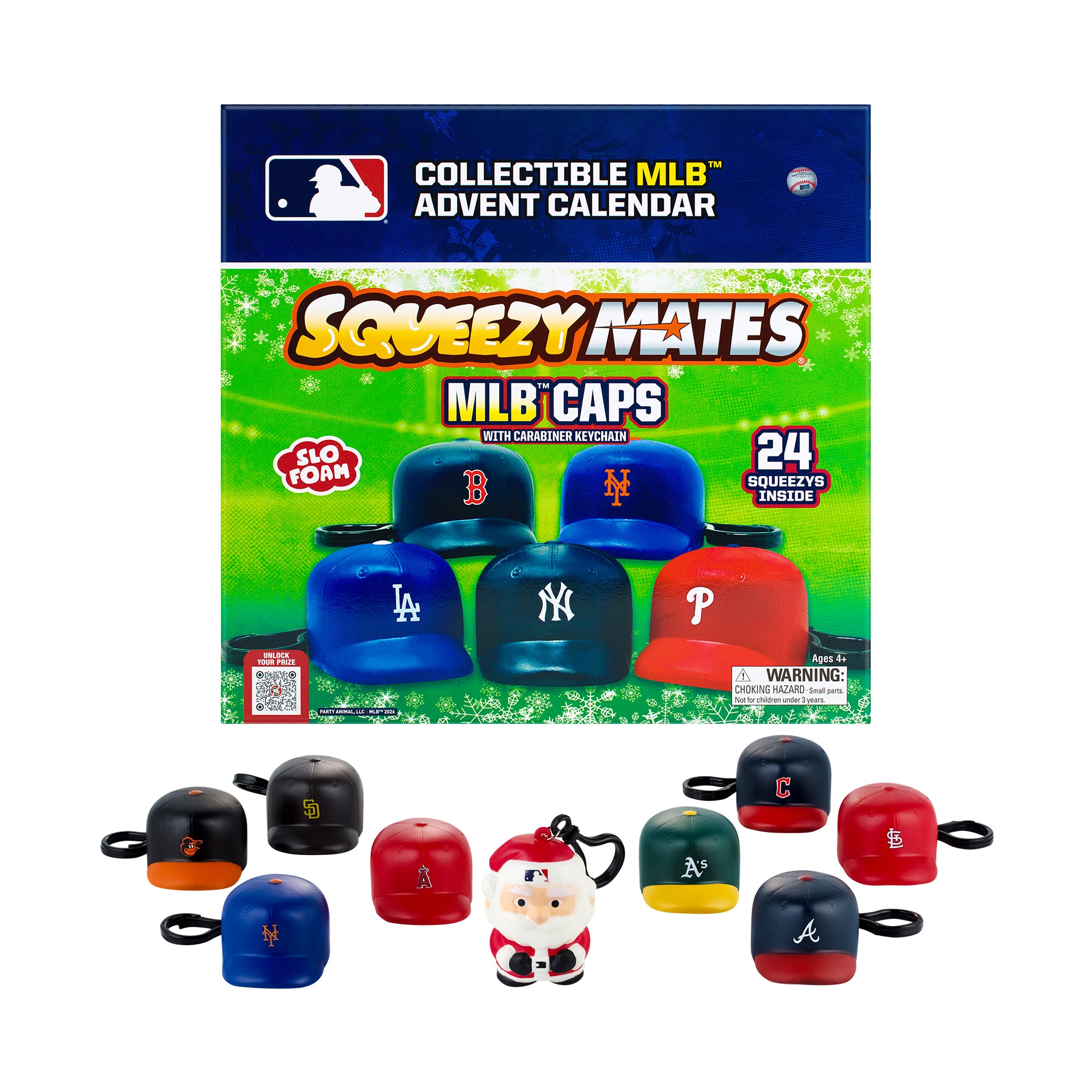 Calendrier de l'Avent SqueezyMates MLB Caps 2026