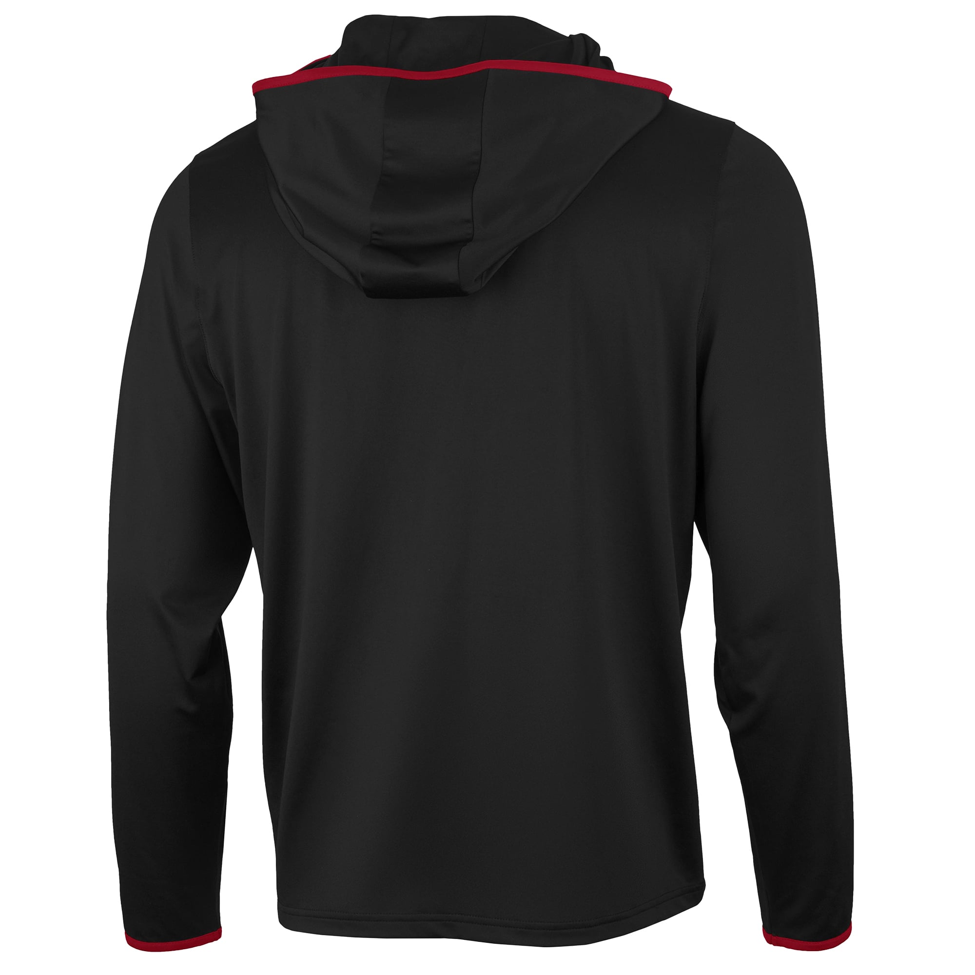 T-shirt à capuche manches longues Antigua Black 23XI Racing Brink Desert Dry pour homme
