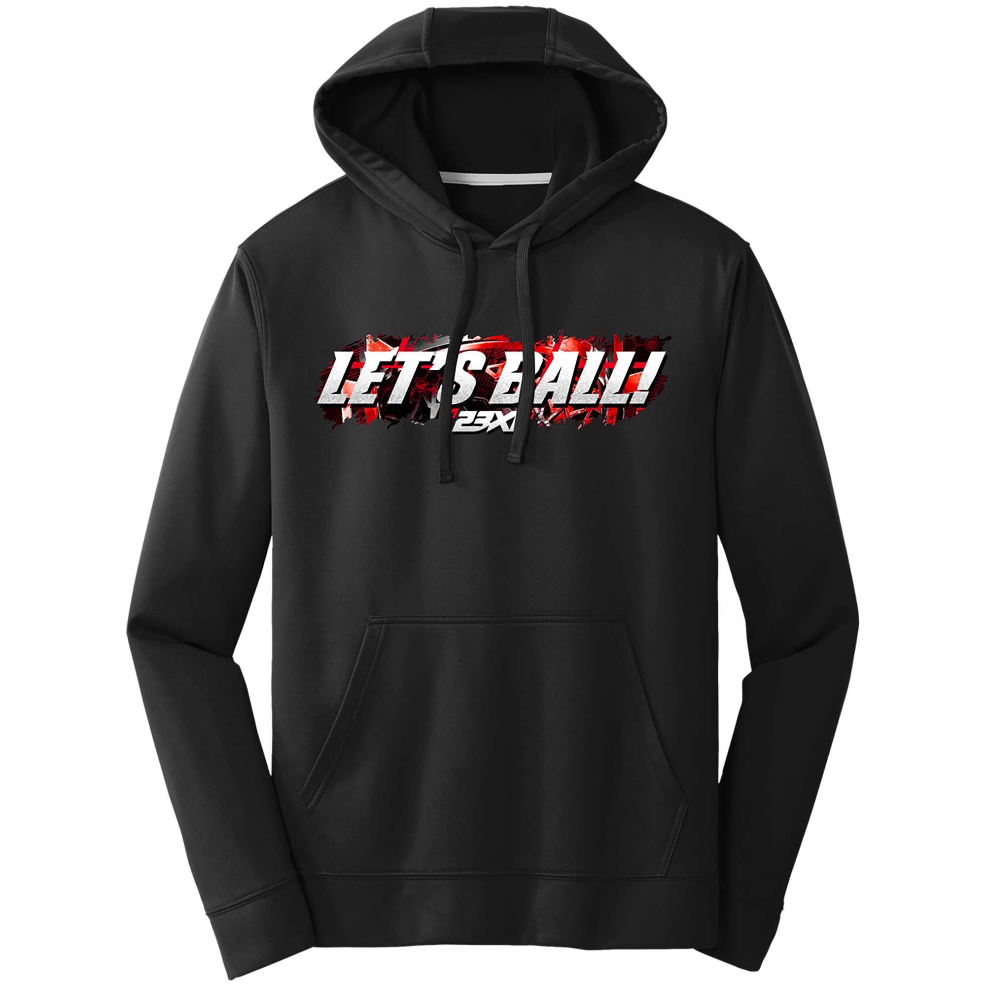 Men's Classic Ink Black 23XI Racing Let's Ball Hoodie