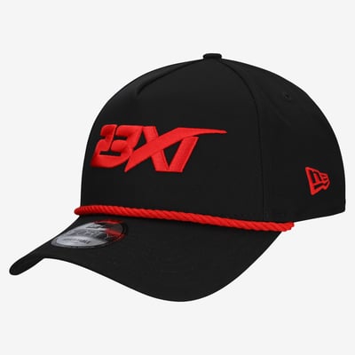 23XI Racing New Era Rope A-Frame 9FORTY Adjustable Hat - Black