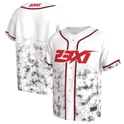  23XI Racing ProSphere Unisex Baseball Fashion Jersey - White