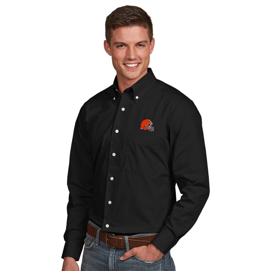 cleveland browns button down shirt