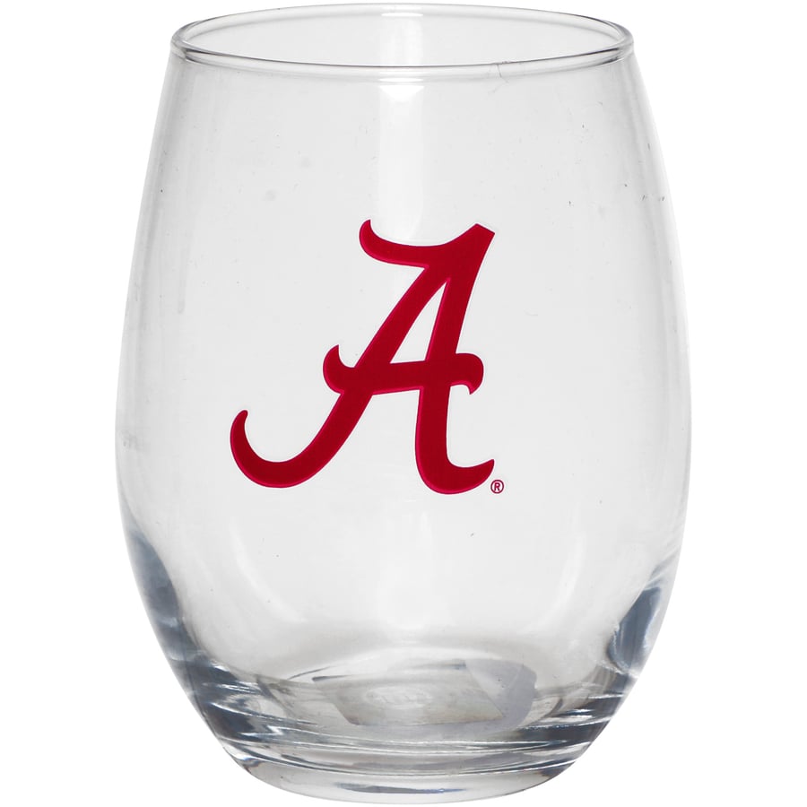 alabama crimson tide glassware
