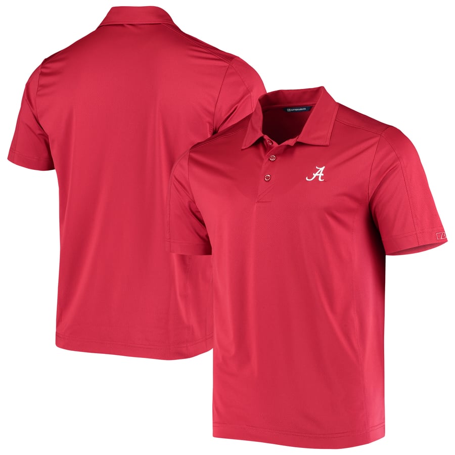 Men's Cutter & Buck Crimson Alabama Crimson Tide Prospect DryTec Polo