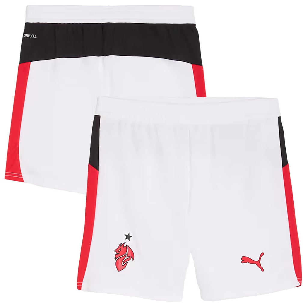 Pantalón corto PUMA de la 2ª equipación del AC Milan 2025-26