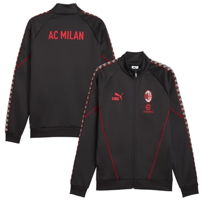 AC Milan PUMA KING Anthem Jacket - Dark Grey