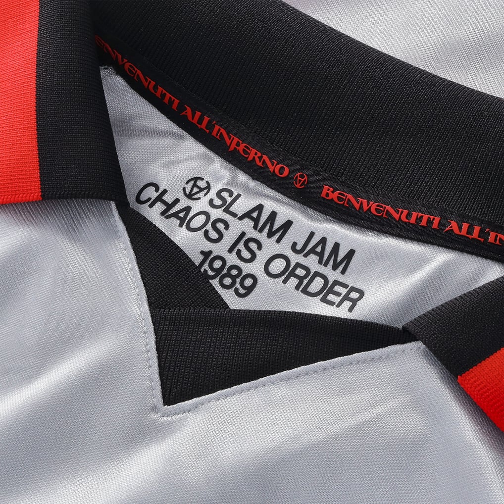 AC Milan x Slam Jam Trikot - Langarm - Silber