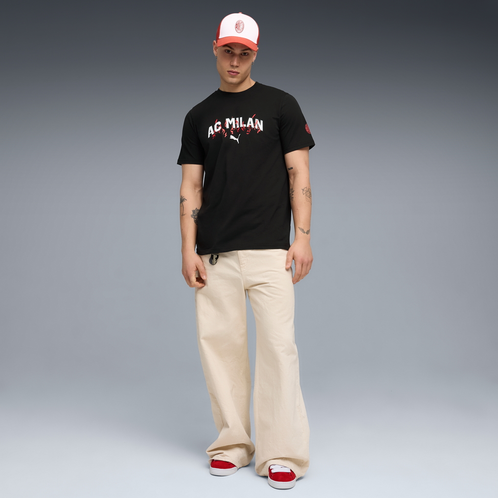  AC Milan Puma ftblCulture T-Shirt - Black