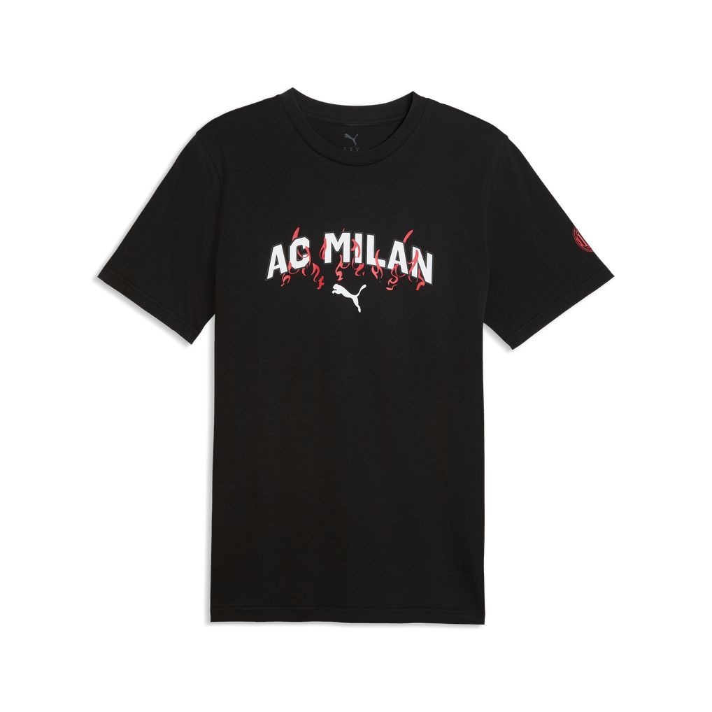  AC Milan Puma ftblCulture T-Shirt - Black