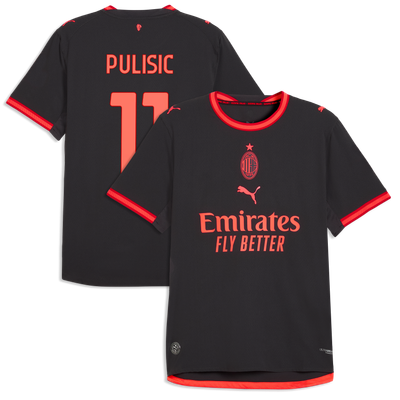 Christian Pulisic AC Milan Puma 2026/27 Third On-Field Authentic Jersey - Gray
