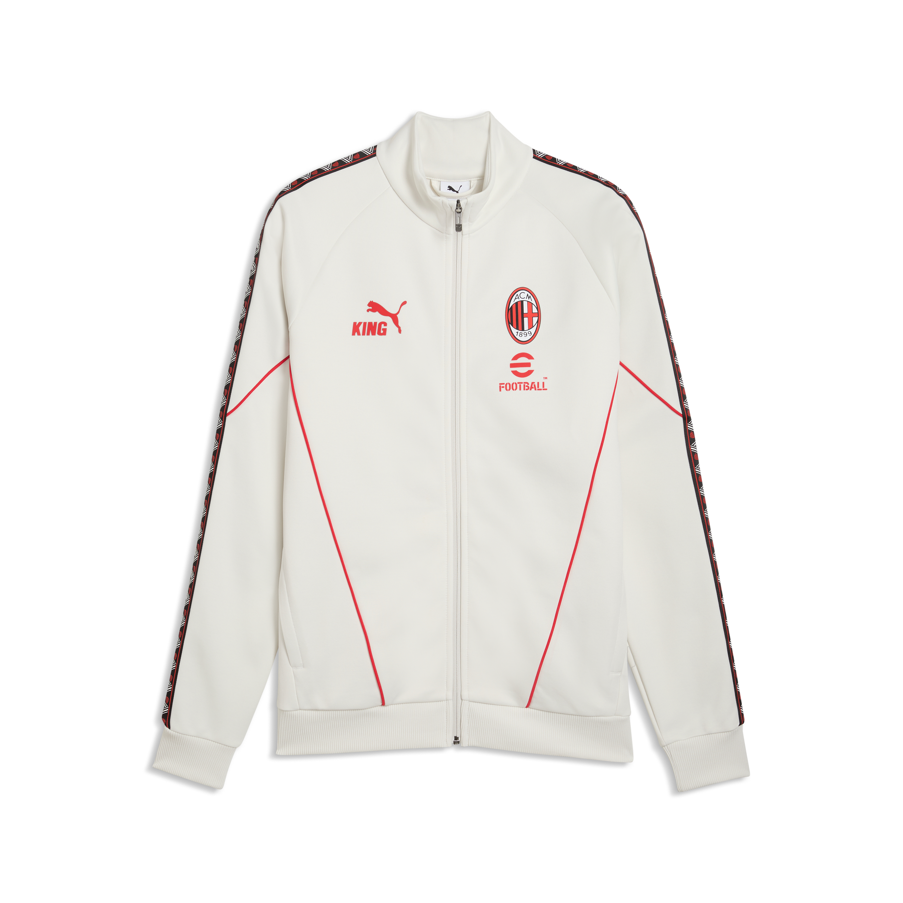 Men's Puma Cream AC Milan King Anthem dryCELL Full-Zip Jacket