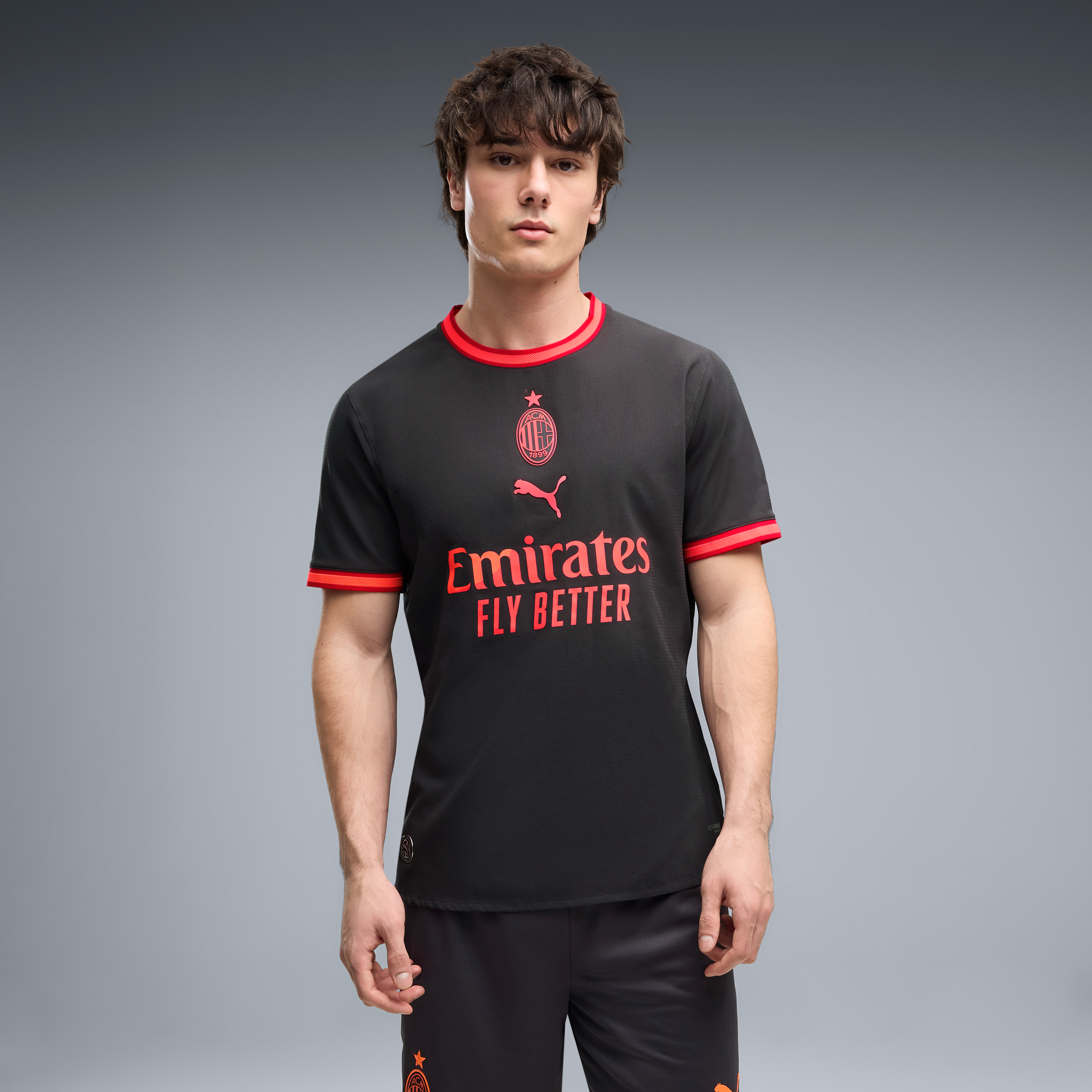 Men's Puma  White AC Milan 2026/27 Away On-Field Authentic Jersey