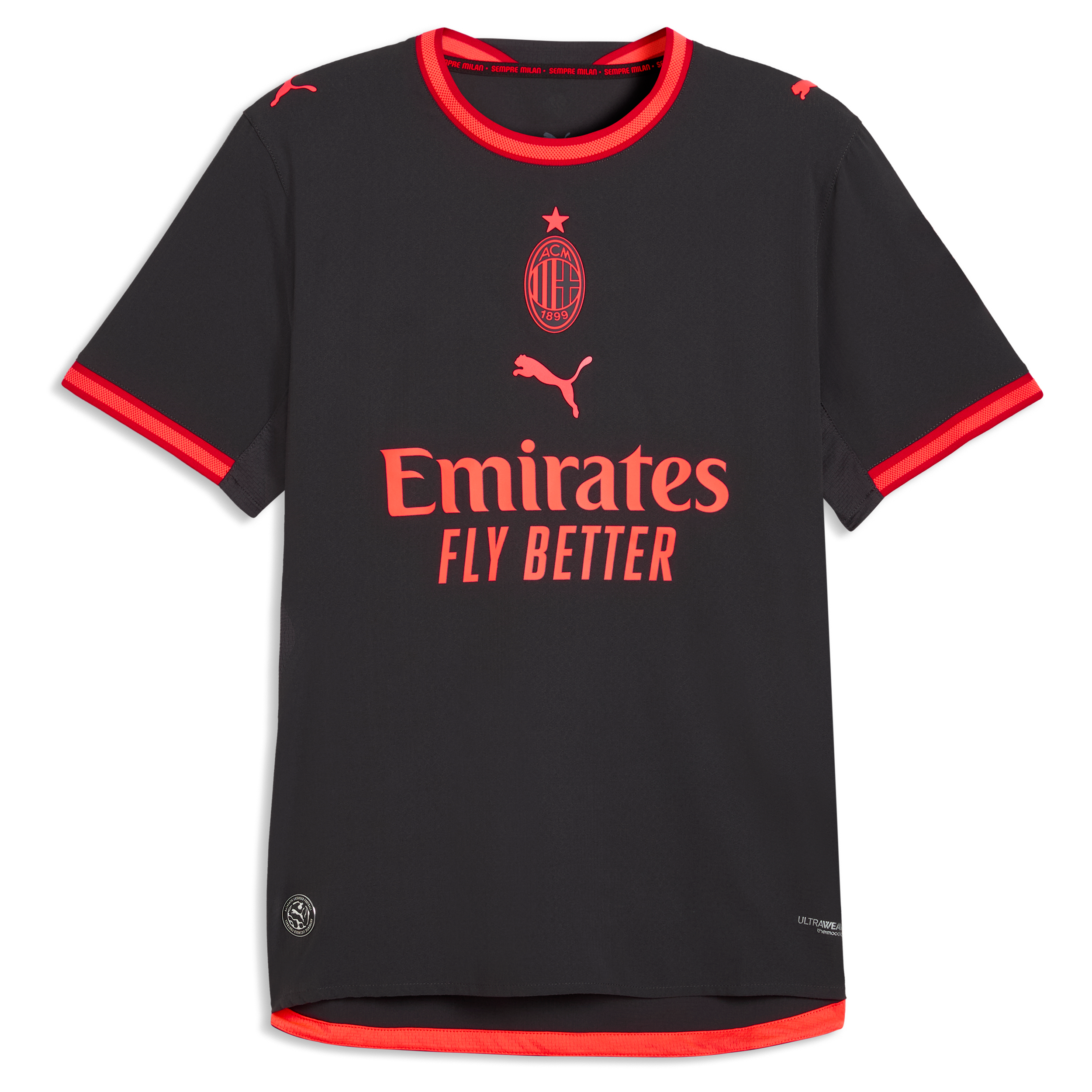 Men's Puma  White AC Milan 2026/27 Away On-Field Authentic Jersey