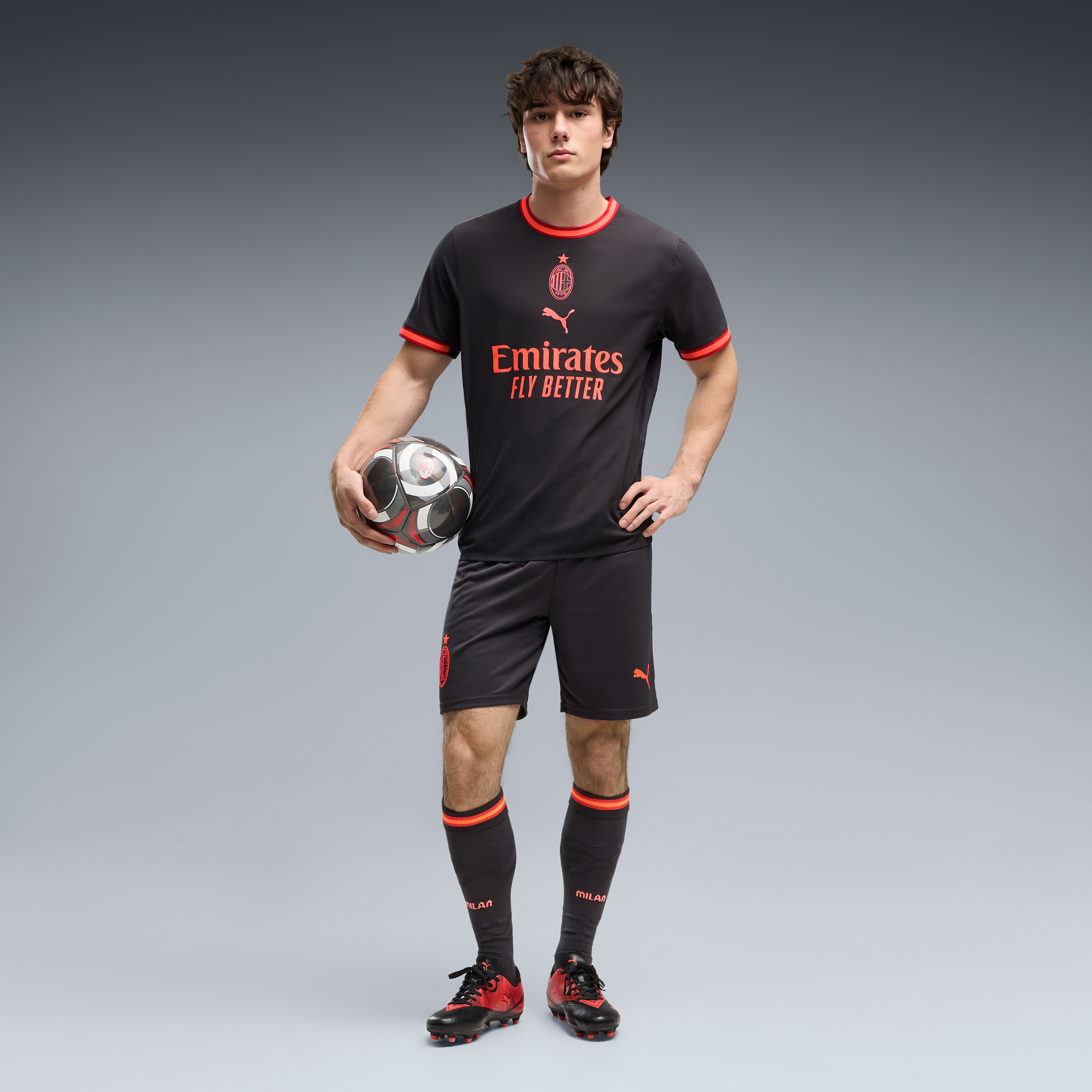 Men's Puma  White AC Milan 2026/27 Away On-Field Authentic Jersey