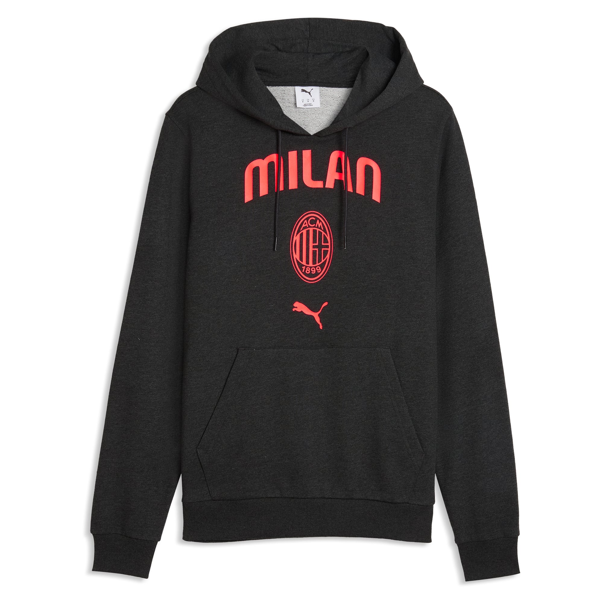 Men's Puma  Gray AC Milan ftblCulture Hoodie