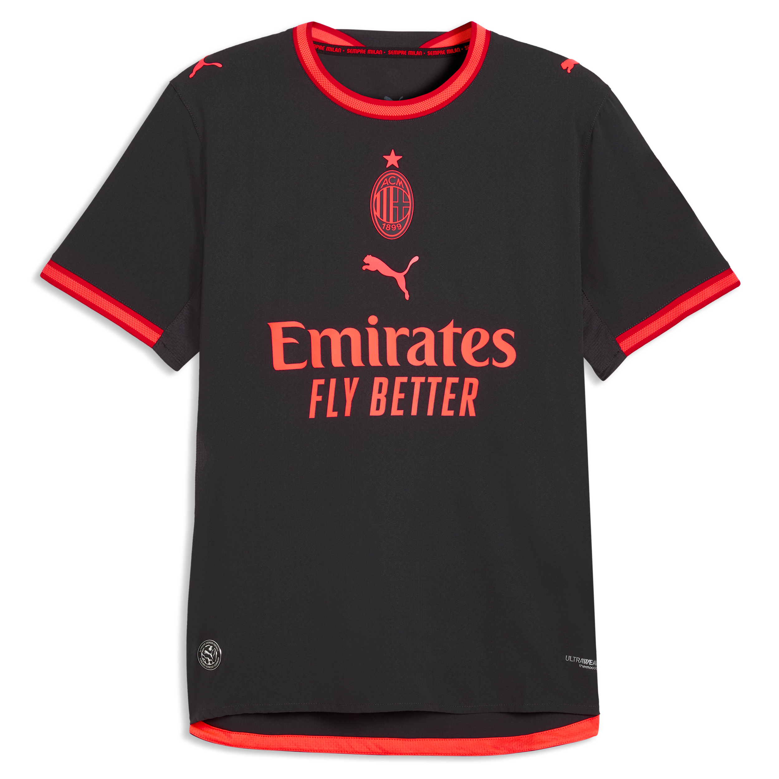 Men's Puma Rafael Leão White AC Milan 2026/27 Away On-Field Authentic Jersey