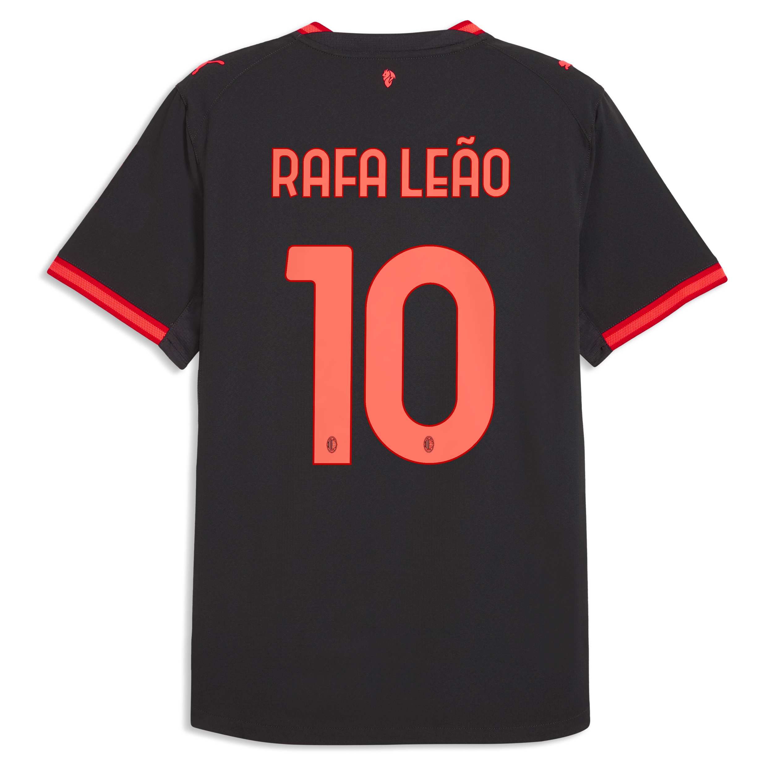 Men's Puma Rafael Leão White AC Milan 2026/27 Away On-Field Authentic Jersey