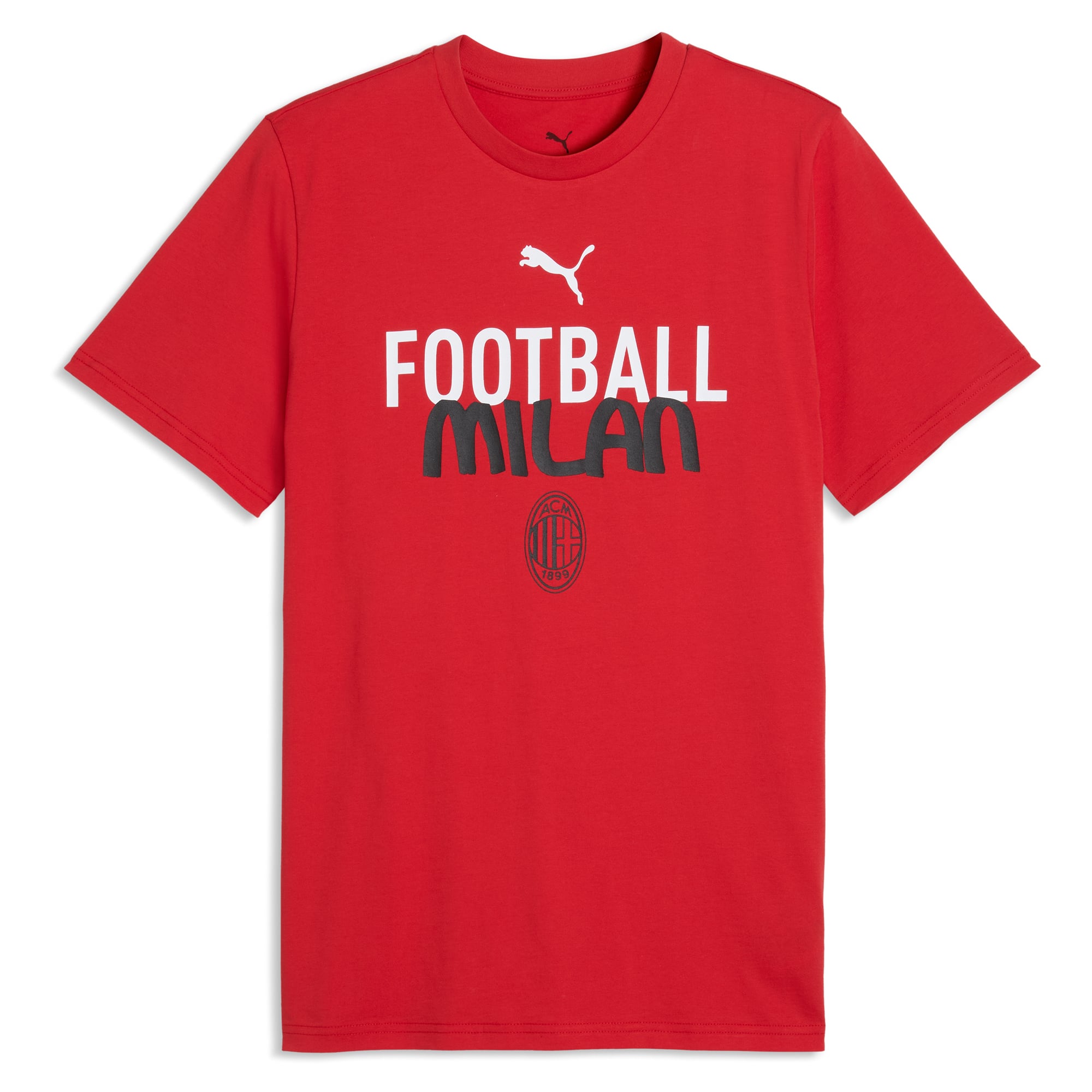 Men's Puma Red AC Milan ftblCulture T-Shirt