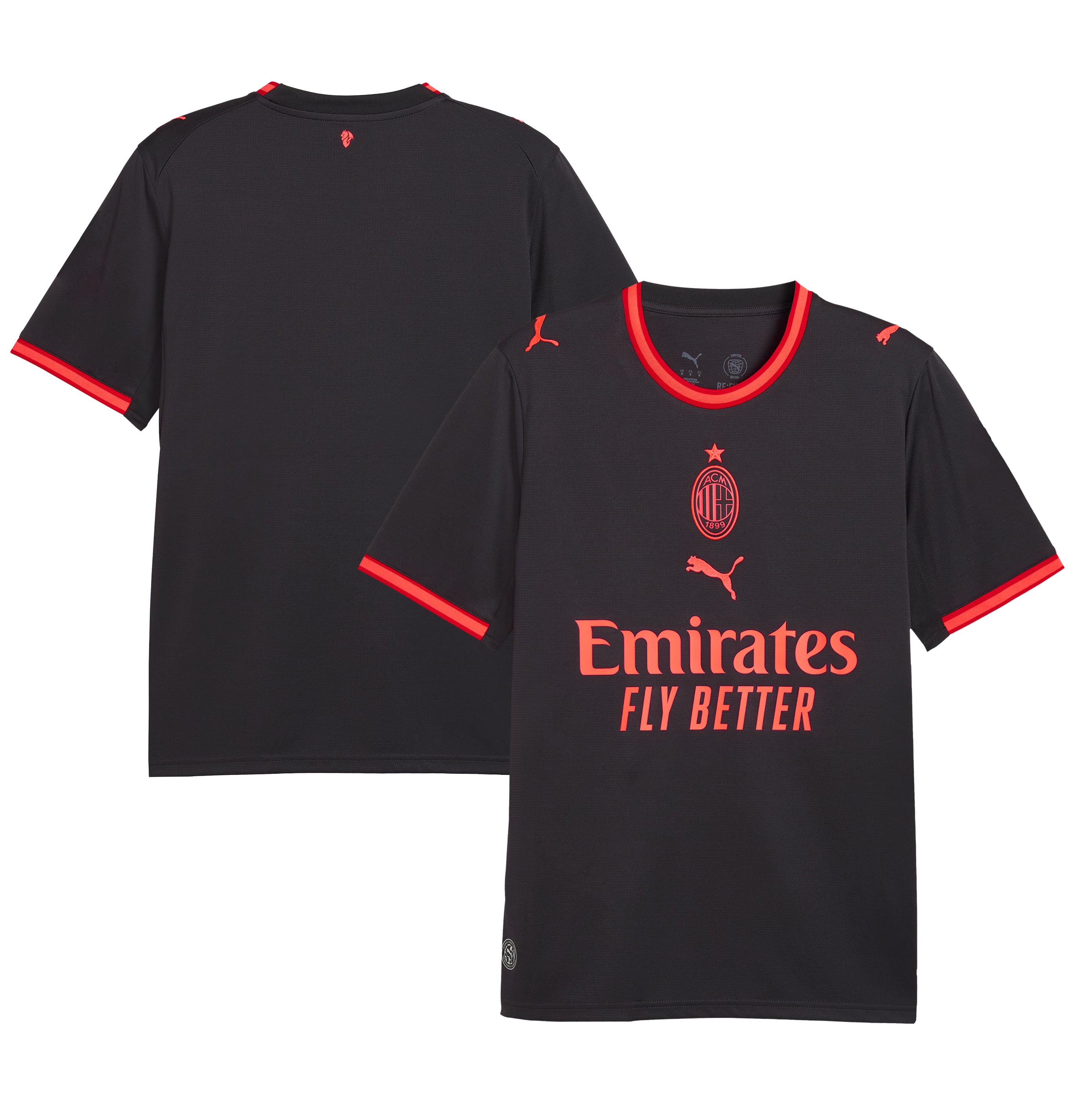 Youth Puma White AC Milan 2026/27 Away Replica Jersey