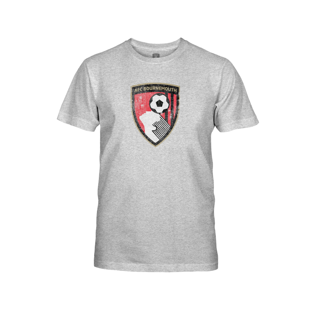 AFC Bournemouth 1863FC Youth Color Badge T-Shirt - Gray