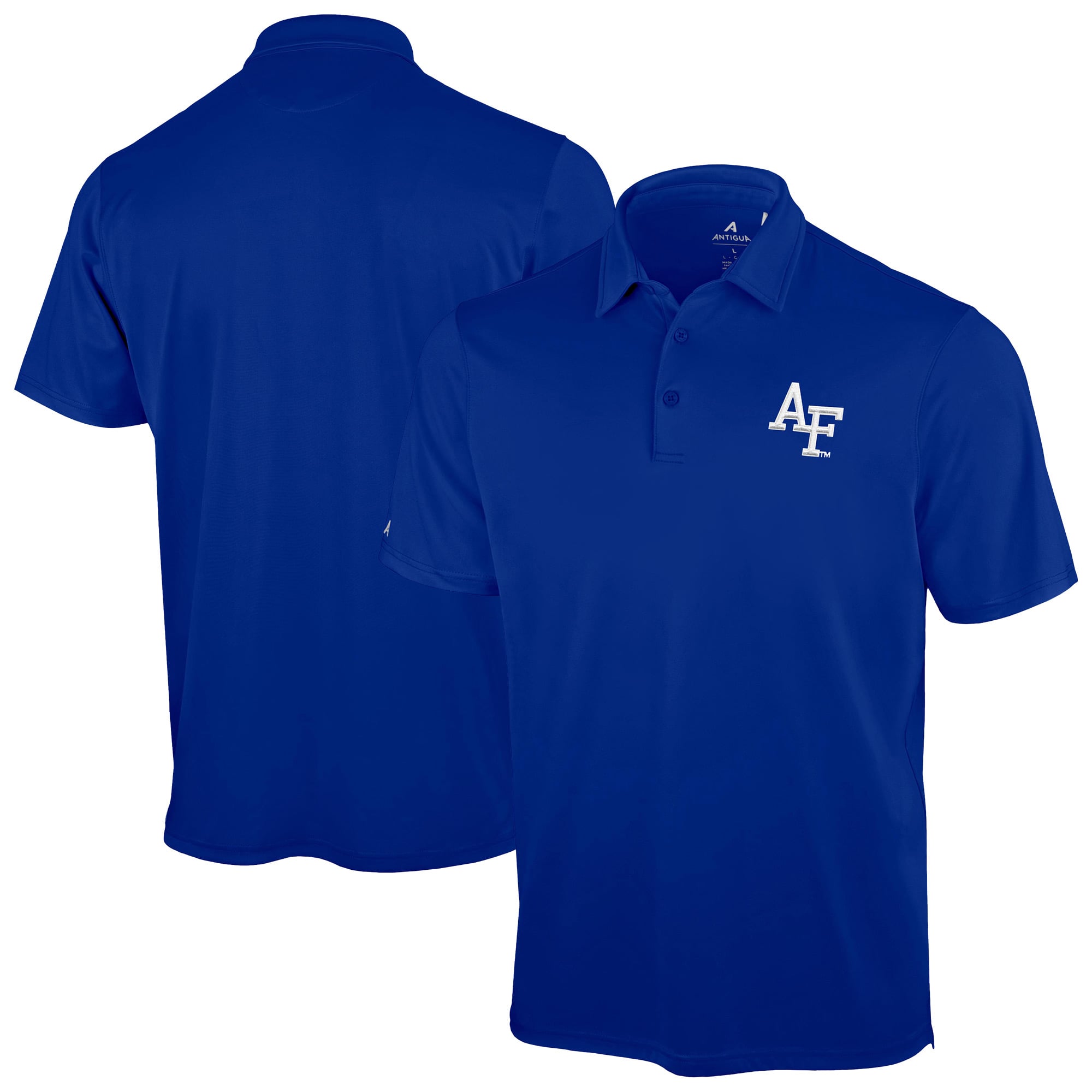 Men's Antigua Royal Air Force Falcons Unshakeable Solid Polo
