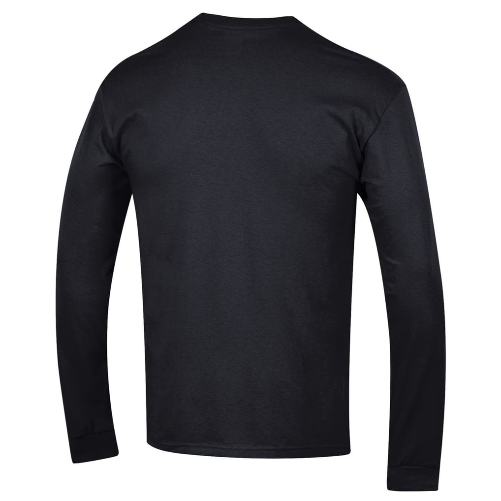 Basic Football Design Men's Champion Black Air Force Falcons Basic Arch Long Sleeve T-Shirt