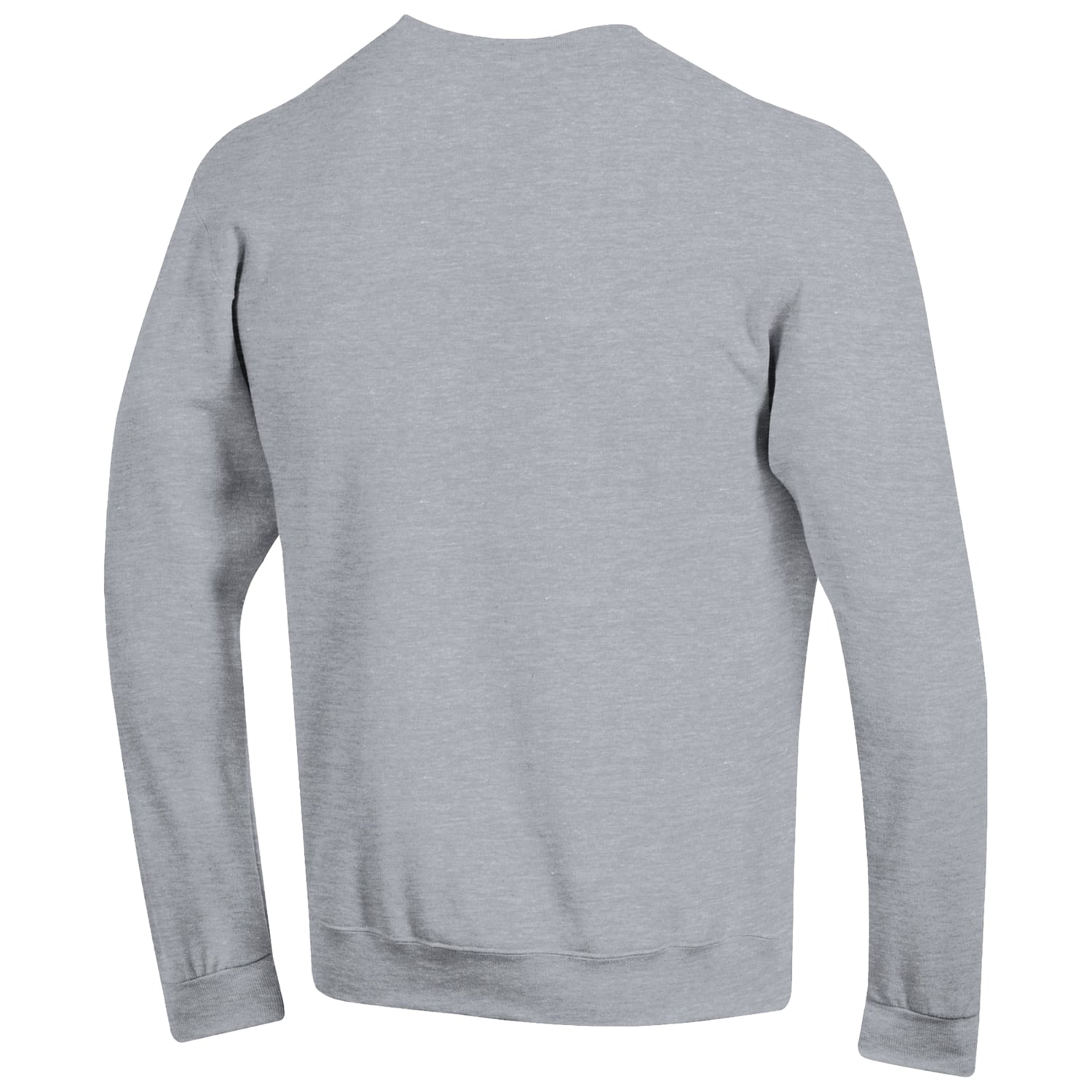 Men's Champion Heather Gray Air Force Falcons Stack Logo Hockey Powerblend Pullover Sweatshirt
