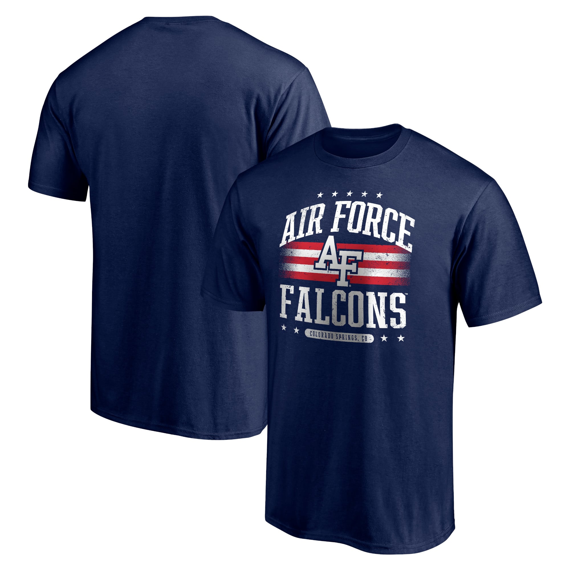 Men's Navy Air Force Falcons Americana T-Shirt