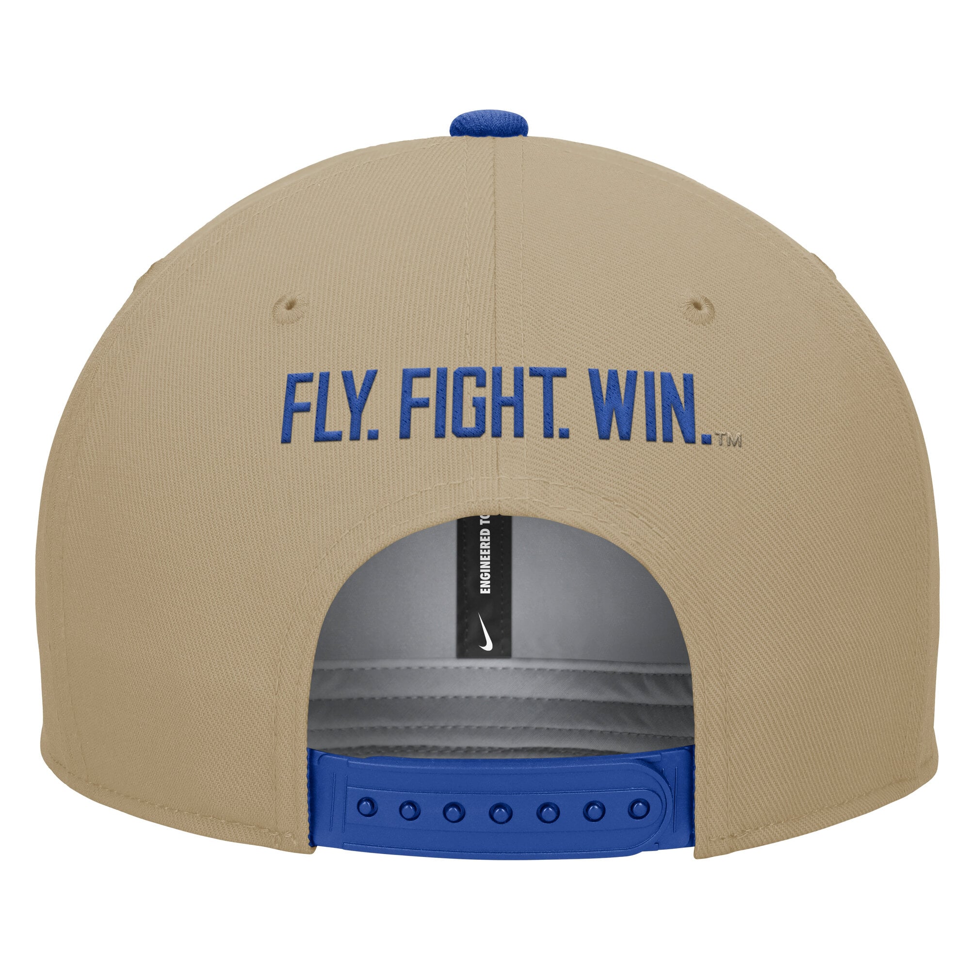 Men's Nike Beige/Royal Air Force Falcons Pro Dri-FIT Snapback Hat