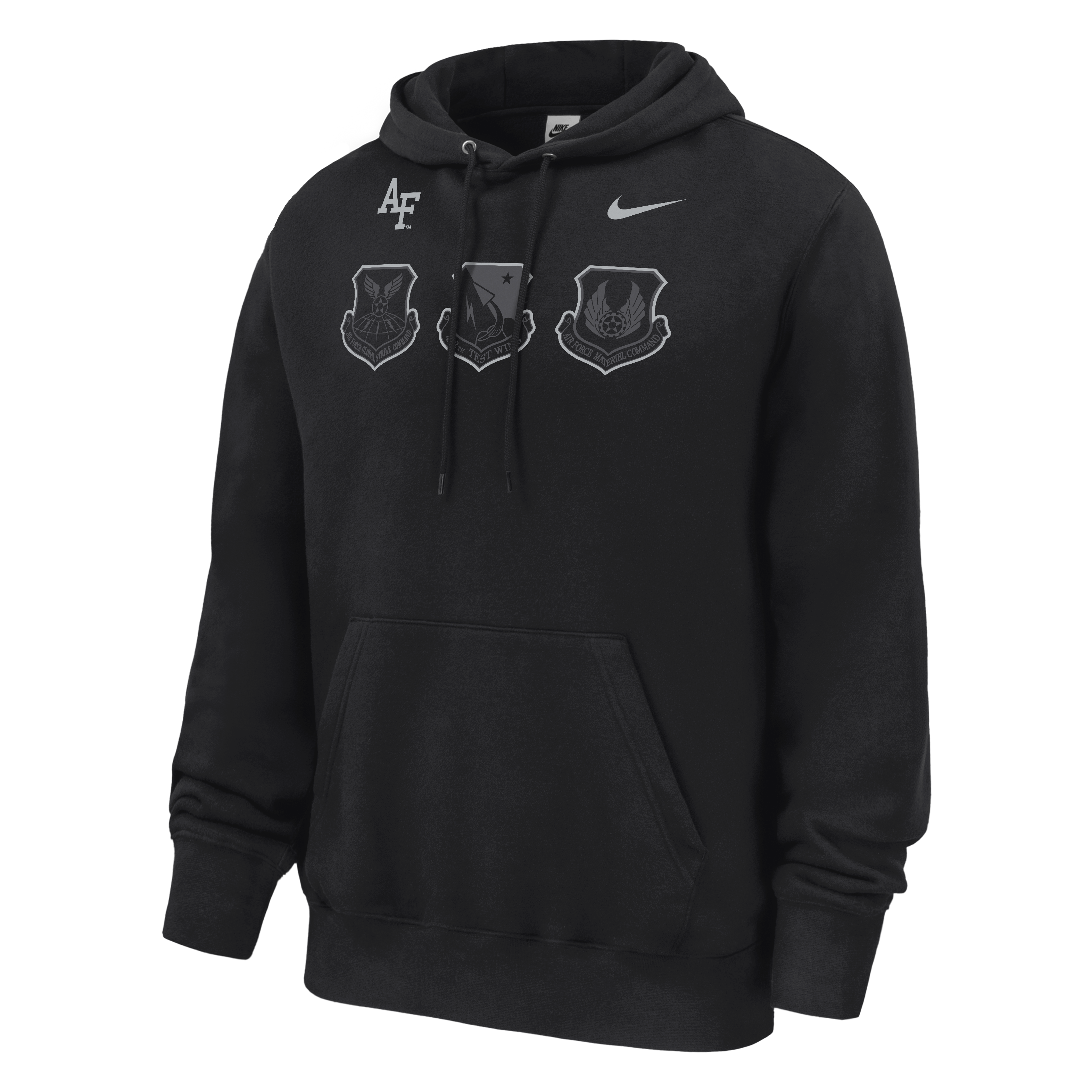 Men's Nike Black Air Force Falcons 2026 Rivalry Collection Club Fleece Hoodie